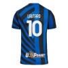 Maillot de Foot Inter Milan Lautaro Martinez 10 Domicile 2024-25